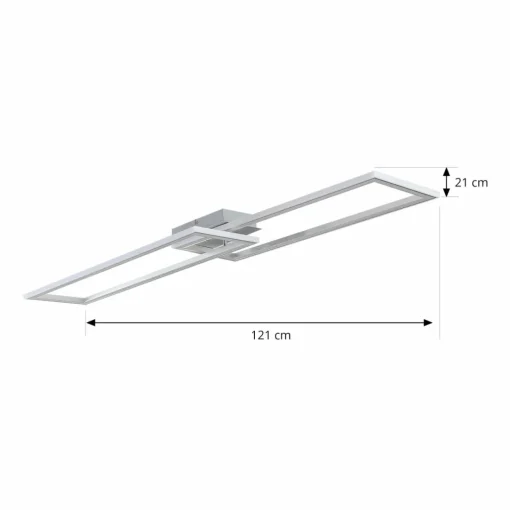 Lindby Lorina plafonnier LED, rectangulaire, RGBW| Plafonniers Led|Plafonniers