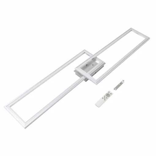 Lindby Lorina plafonnier LED, rectangulaire, RGBW| Plafonniers Led|Plafonniers