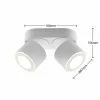 Lindby Lowie spot LED, à 2 lampes, blanc| Luminaires Led D'Intérieur