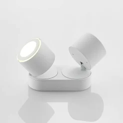 Lindby Lowie spot LED, à 2 lampes, blanc| Luminaires Led D'Intérieur