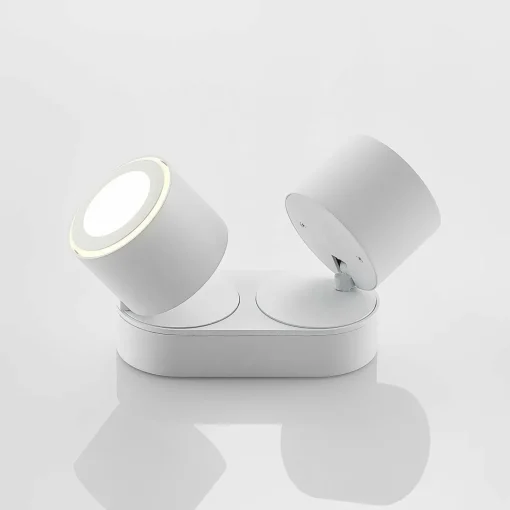 Lindby Lowie spot LED, à 2 lampes, blanc| Luminaires Led D'Intérieur