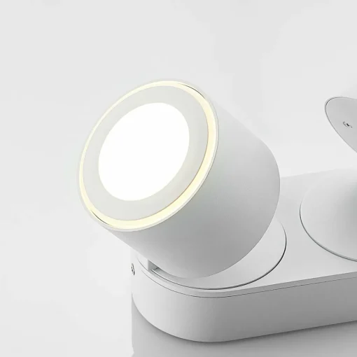 Lindby Lowie spot LED, à 2 lampes, blanc| Luminaires Led D'Intérieur