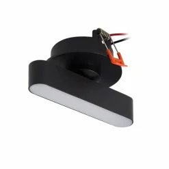 Lindby luminaire encastrable LED Eldrin, noir, réglette lumineuse LED,13,1cm| Plafonniers Led|Plafonniers