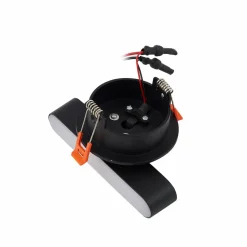 Lindby luminaire encastrable LED Eldrin, noir, réglette lumineuse LED,13,1cm| Plafonniers Led|Plafonniers