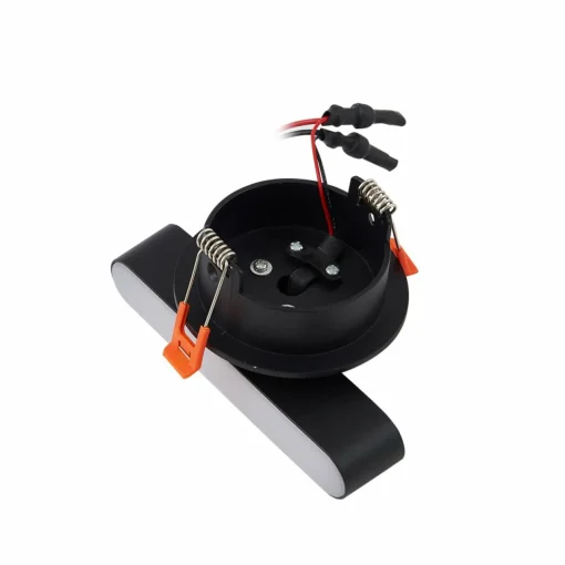 Lindby luminaire encastrable LED Eldrin, noir, réglette lumineuse LED,13,1cm| Plafonniers Led|Plafonniers