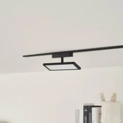 Lindby Panneau LED 48V Lumaro, noir, aluminium, longueur20cm,intensité variable| Luminaires Led D'Intérieur