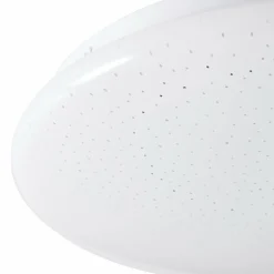 Lindby Plafonnier LED Emeryn, 4.000 K, blanc, Ø 28 cm| Plafonniers Led|Plafonniers
