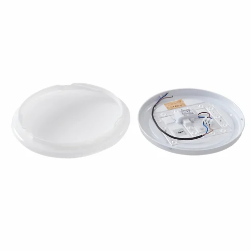 Lindby Plafonnier LED Emeryn, 4.000 K, blanc, Ø 28 cm| Plafonniers Led|Plafonniers