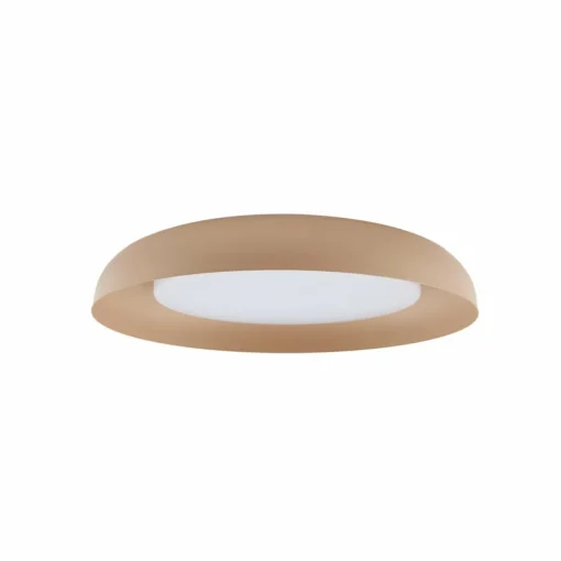 Lindby Plafonnier LED Florie, beige, PC, Ø 40 cm| Plafonniers Led|Plafonniers
