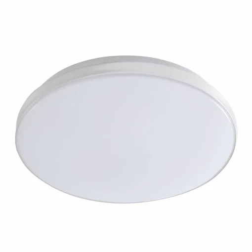 Lindby Plafonnier LED Silvryn chrome/blanc plastique 3000K| Plafonniers Led|Plafonniers