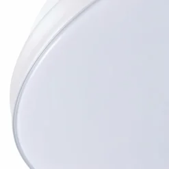 Lindby Plafonnier LED Silvryn chrome/blanc plastique 3000K| Plafonniers Led|Plafonniers