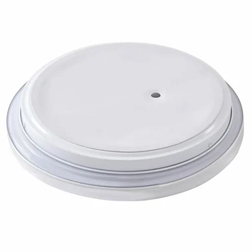 Lindby Plafonnier LED Silvryn chrome/blanc plastique 3000K| Plafonniers Led|Plafonniers