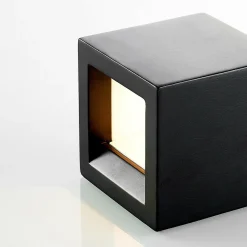 Lindby Quaso applique LED, béton noir| Appliques Murales Led|Appliques Murales