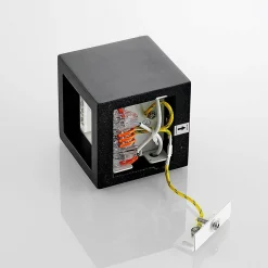 Lindby Quaso applique LED, béton noir| Appliques Murales Led|Appliques Murales