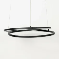 Lindby Raycho Suspension LED, avec variateur, noir| Suspensions Led|Suspensions