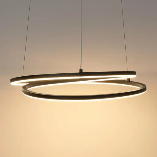 Lindby Raycho Suspension LED, avec variateur, noir| Suspensions Led|Suspensions
