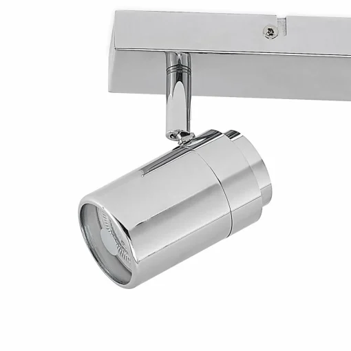 Lindby Remilan plafonnier avec spots, chromé, long| Spots Et Projecteurs Led|Spots