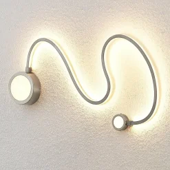 Lindby Rion applique LED, nickel| Appliques Murales Led|Appliques Murales