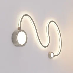 Lindby Rion applique LED, nickel| Appliques Murales Led|Appliques Murales
