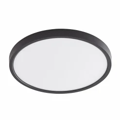 Lindby Smart Plafonnier LED Pravin, Ø 40 cm, CCT, noir| Plafonniers Led|Plafonniers