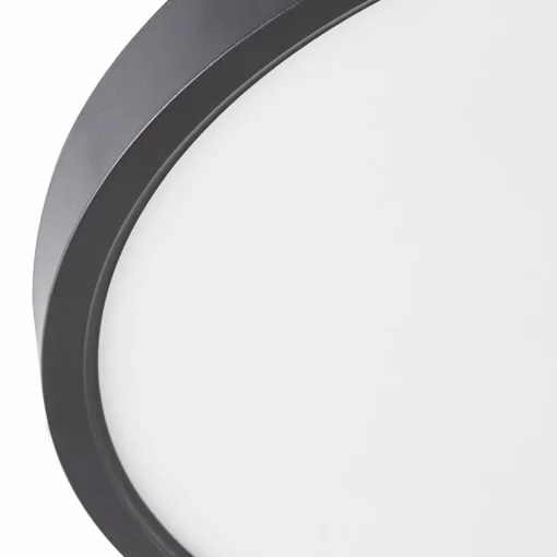 Lindby Smart Plafonnier LED Pravin, Ø 40 cm, CCT, noir| Plafonniers Led|Plafonniers