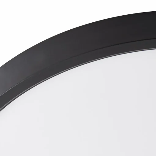 Lindby Smart Plafonnier LED Pravin, Ø 40 cm, CCT, noir| Plafonniers Led|Plafonniers
