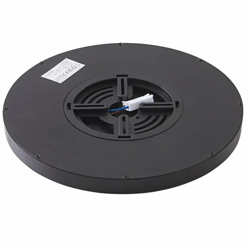 Lindby Smart Plafonnier LED Pravin, Ø 40 cm, CCT, noir| Plafonniers Led|Plafonniers