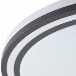 Lindby Smart Plafonnier LED Arvada, RGBIC, hauteur 7 cm, Tuya| Plafonniers Led|Plafonniers