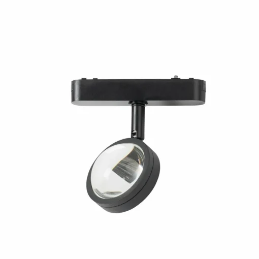 Lindby spot LED 48 V Lumaro, noir, Ø 7,3 cm, aluminium, intensité variable| Luminaires Led D'Intérieur