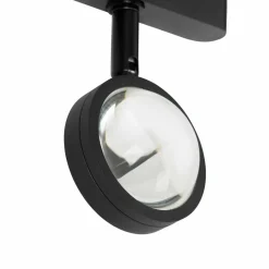 Lindby spot LED 48 V Lumaro, noir, Ø 7,3 cm, aluminium, intensité variable| Luminaires Led D'Intérieur
