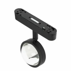 Lindby spot LED 48 V Lumaro, noir, Ø 7,3 cm, aluminium, intensité variable| Luminaires Led D'Intérieur