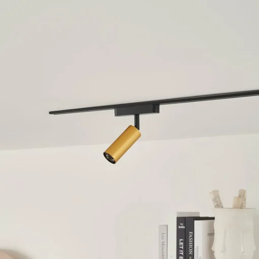 Lindby spot LED 48 V Lumaro, or, Ø 4 cm, aluminium, intensité variable| Luminaires Led D'Intérieur