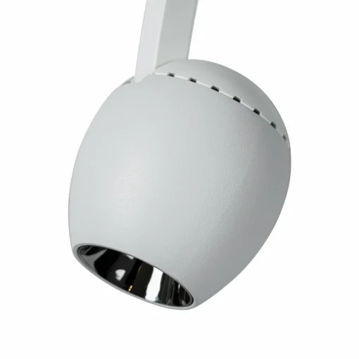 Lindby spot LED 48 V Lumaro, blanc, Ø6cm, plastique, intensité variable| Luminaires Led D'Intérieur