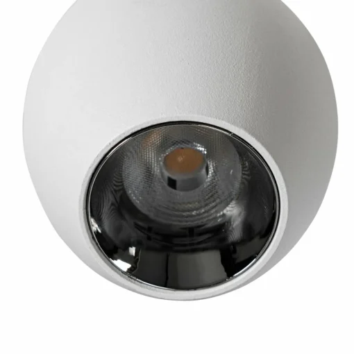 Lindby spot LED 48 V Lumaro, blanc, Ø6cm, plastique, intensité variable| Luminaires Led D'Intérieur