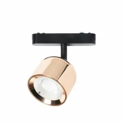 Lindby spot LED 48 V Lumaro, or rose, Ø 8,2cm, aluminium, intensité variable| Luminaires Led D'Intérieur