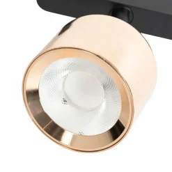 Lindby spot LED 48 V Lumaro, or rose, Ø 8,2cm, aluminium, intensité variable| Luminaires Led D'Intérieur