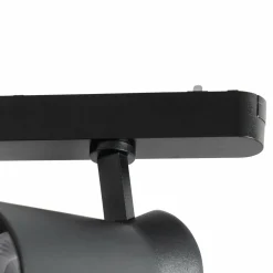 Lindby spot LED 48 V Lumaro, noir, Ø 7 cm, intensité variable| Luminaires Led D'Intérieur