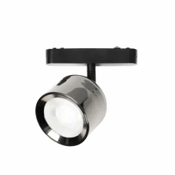 Lindby spot LED 48 V Lumaro, gris, Ø 8,2 cm, aluminium, intensité variable| Luminaires Led D'Intérieur