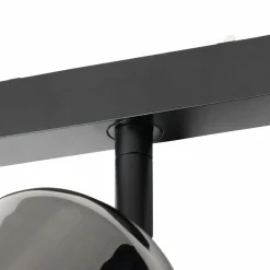 Lindby spot LED 48 V Lumaro, gris, Ø 8,2 cm, aluminium, intensité variable| Luminaires Led D'Intérieur