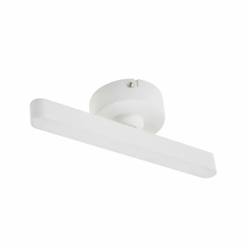 Lindby spot LED Eldrin, blanc, à 1 lampe, réglette lumineuse LED| Plafonniers Led|Plafonniers