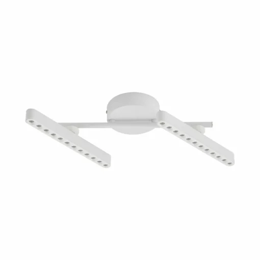 Lindby spot LED Eldrin, blanc, à 2 lampes, points lumineux| Plafonniers Led|Plafonniers