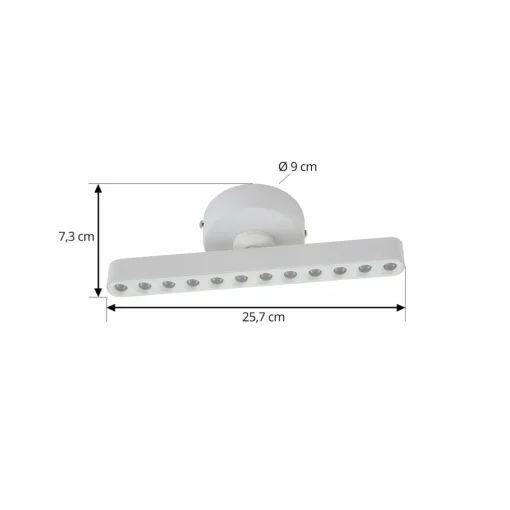 Lindby spot LED Eldrin, blanc, à 1 lampe, points lumineux| Spots Et Projecteurs Led|Spots