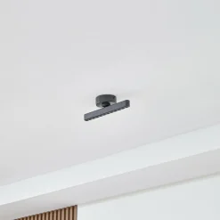 Lindby spot LED Eldrin, noir, à 1 lampe, points lumineux| Plafonniers Led|Plafonniers