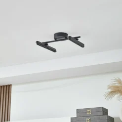 Lindby spot LED Eldrin, noir, à 2 lampes, points lumineux| Spots Et Projecteurs Led|Spots