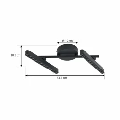 Lindby spot LED Eldrin, noir, à 2 lampes, points lumineux| Spots Et Projecteurs Led|Spots