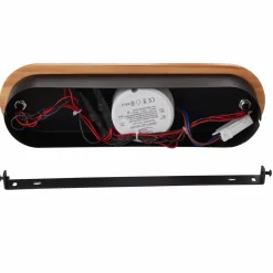 Lindby spot LED Manel, bois, 152 cm de long, à 6 lampes| Plafonniers Led|Plafonniers