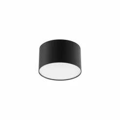 Lindby spot LED Nivoria, 11 x 6,5cm, noir sable, aluminium| Plafonniers Led|Plafonniers