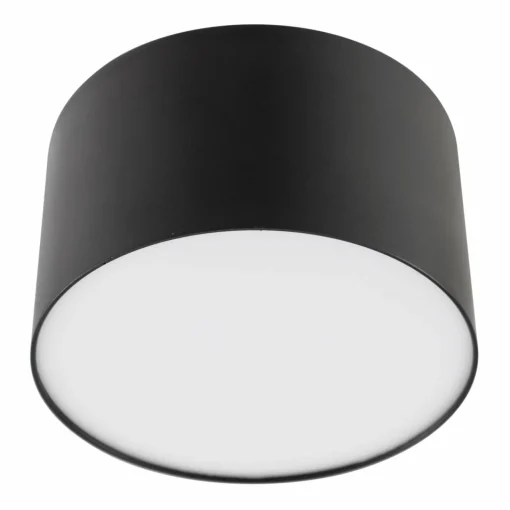 Lindby spot LED Nivoria, 11 x 6,5cm, noir sable, aluminium| Plafonniers Led|Plafonniers