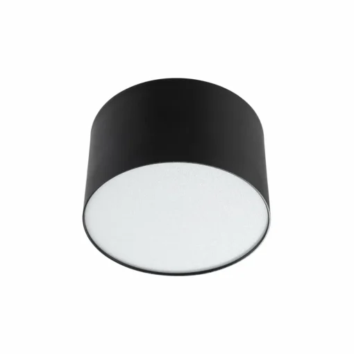 Lindby spot LED Nivoria, 11 x 6,5cm, noir sable, aluminium| Plafonniers Led|Plafonniers