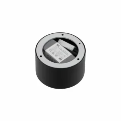Lindby spot LED Nivoria, 11 x 6,5cm, noir sable, aluminium| Plafonniers Led|Plafonniers